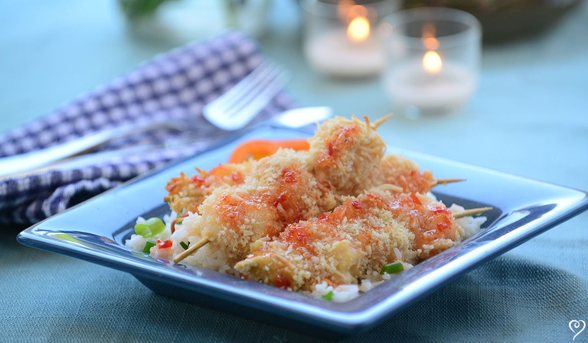 Coconut Shrimp with Jasmine Rice - LARGE