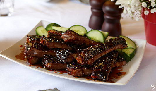 Asian Sticky Ribs + SIDE - LARGE