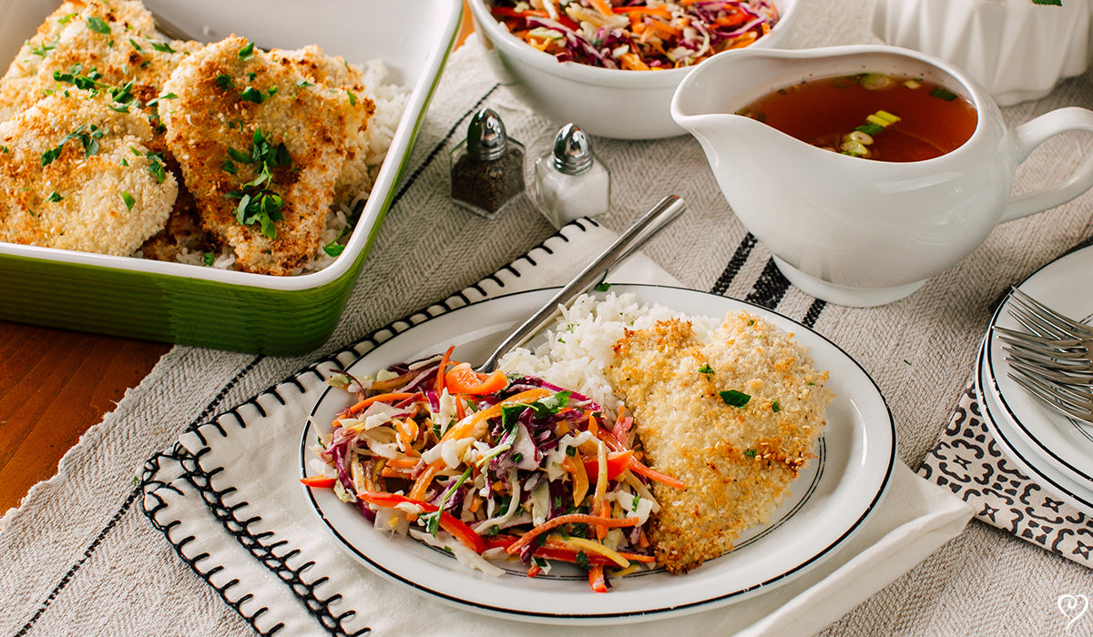 Toasted Sesame Chicken + Side - LARGE