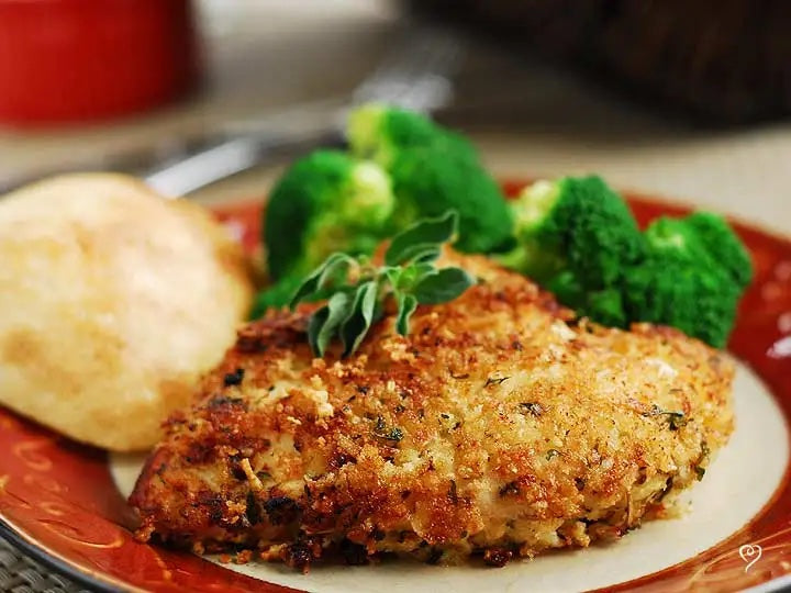 Parmesan Herb Crusted Chicken + Side - LARGE