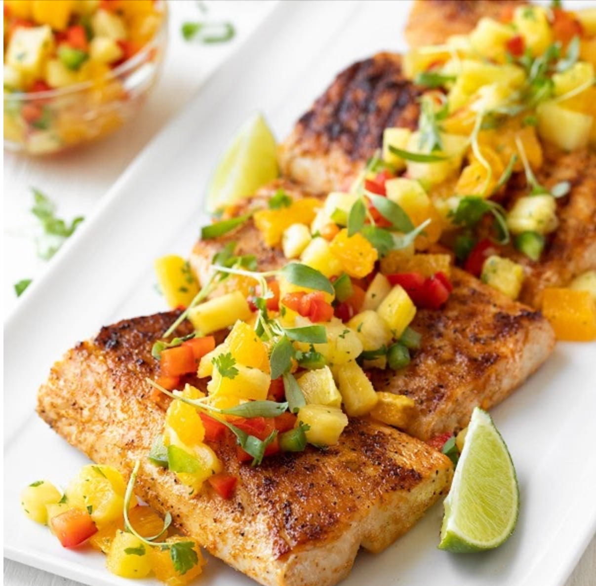 Blackened Mahi Mahi w/ Pineapple Salsa - LARGE