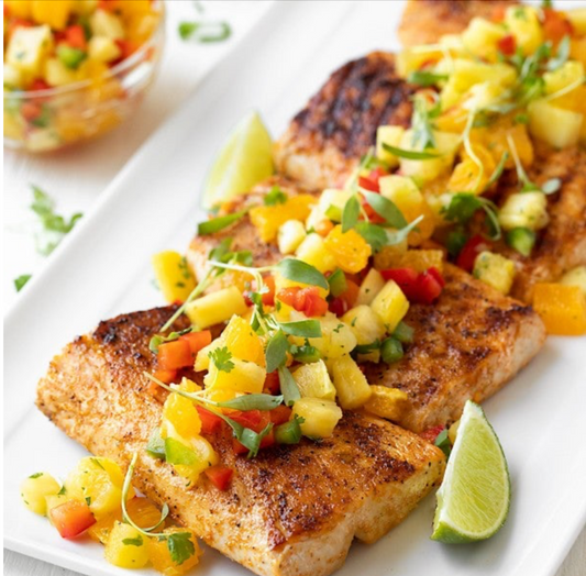 Blackened Mahi Mahi w/ Pineapple Salsa - LARGE